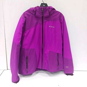 Columbia Women's Omni Heat pink Purple Size XL Rain Jacket coat
